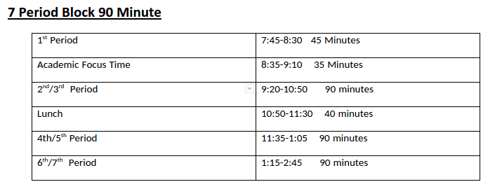 block-schedule